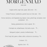 Christianshavns Baadudlejning Menu