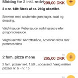 Eiffel Pizza Og Sandwich Menu