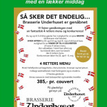 Brasserie Underhuset, Silkeborg Menu