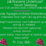 Brasserie Underhuset, Silkeborg Menu