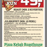 Pizza Kebab Roasthouse Menu