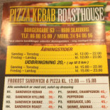 Pizza Kebab Roasthouse Menu