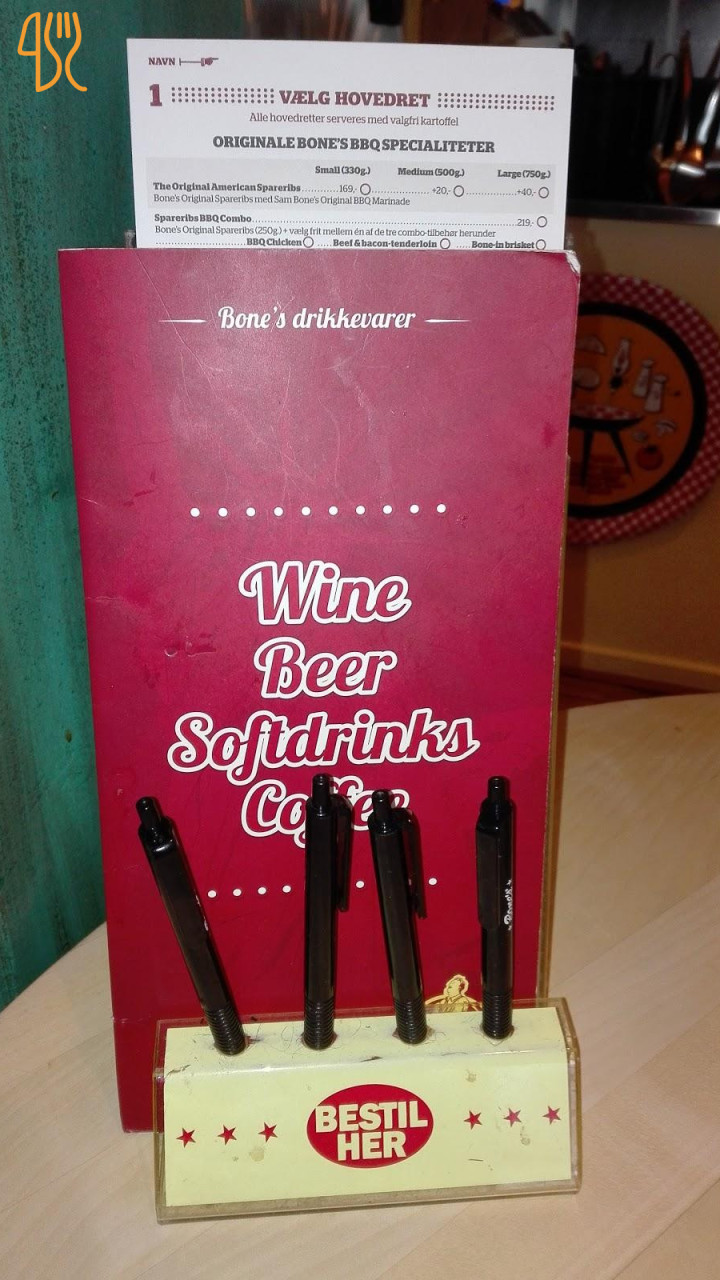 Bone's Menu