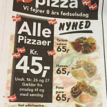 Musse's Pizza Kebab Menu