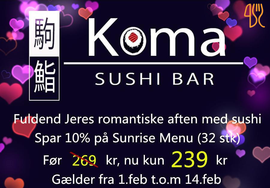 Koma Sushi Menu