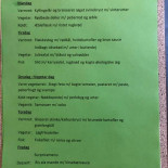 Via Kantinen, Campus Silkeborg Menu