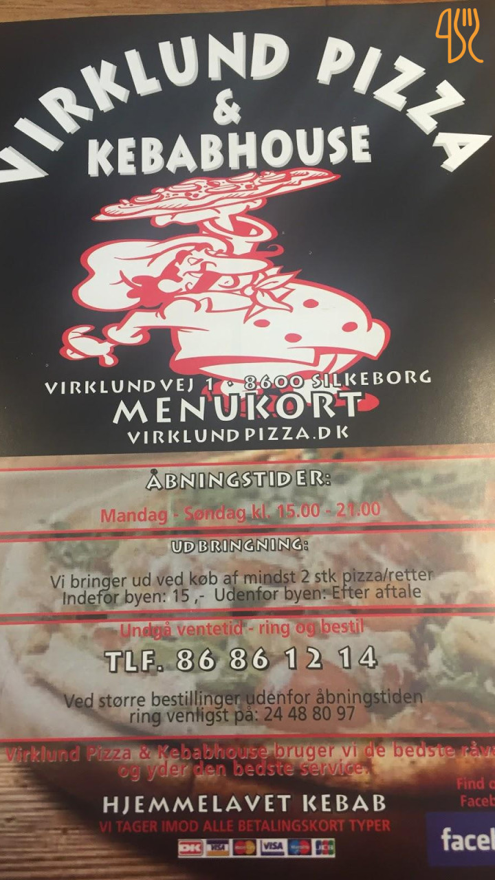 Virklund Pizza Og Kebabhouse Menu