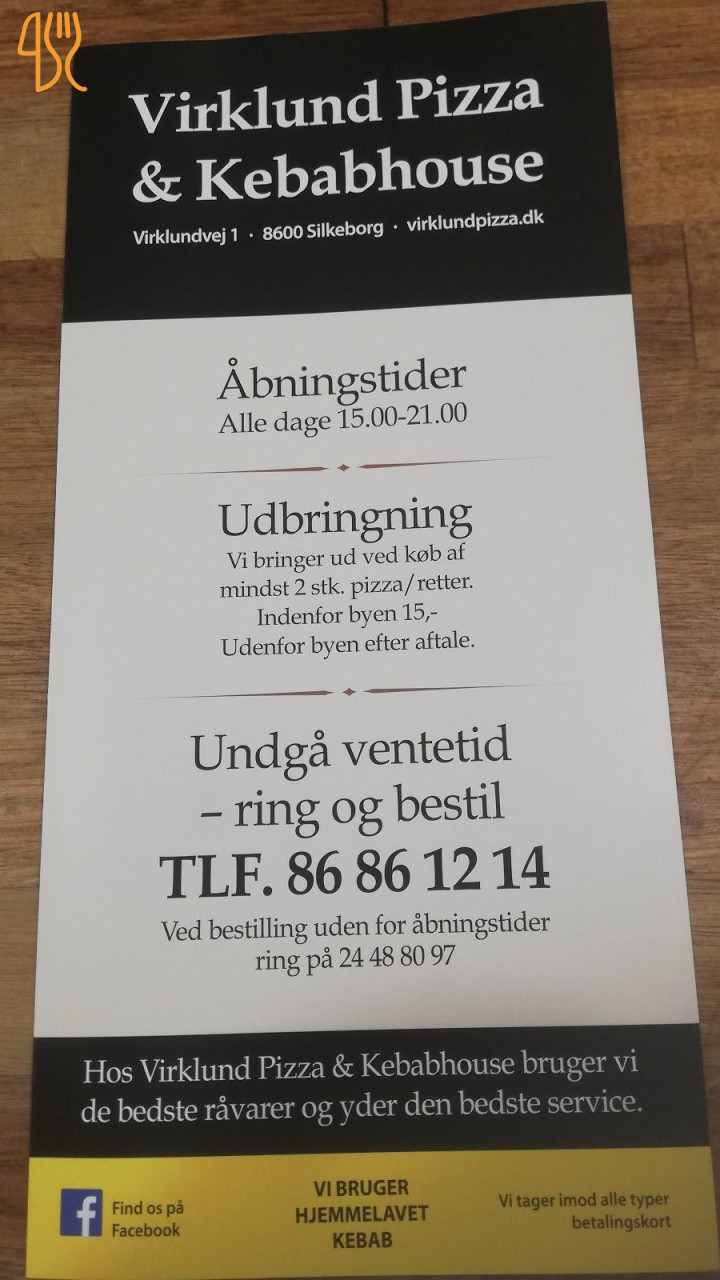Virklund Pizza Og Kebabhouse Menu