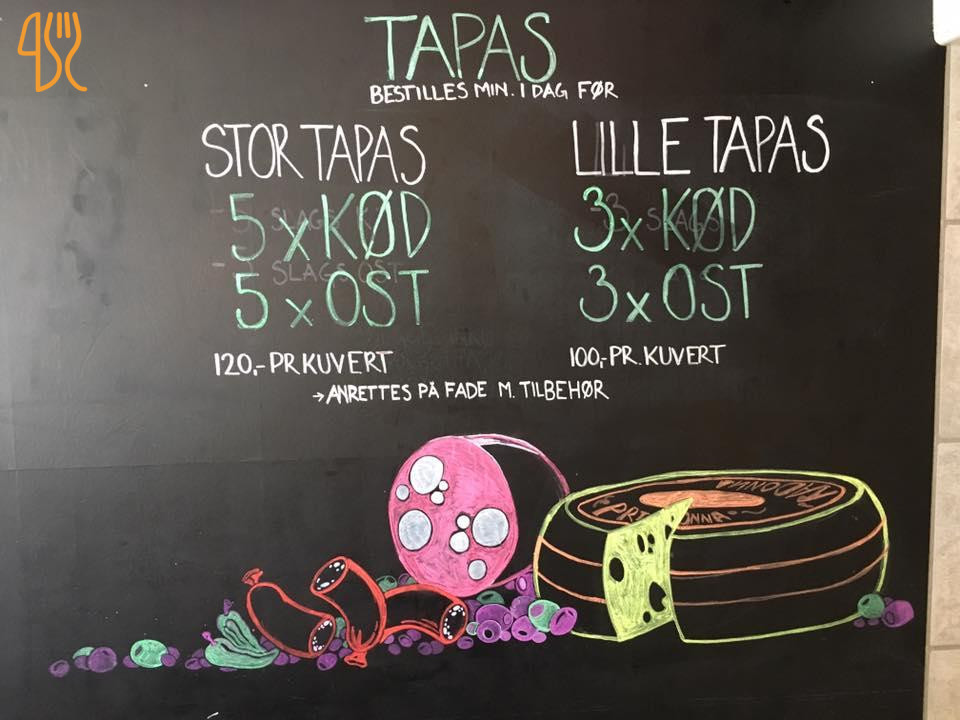 Dania Tapas Sandwich Menu