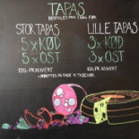 Dania Tapas Sandwich Menu