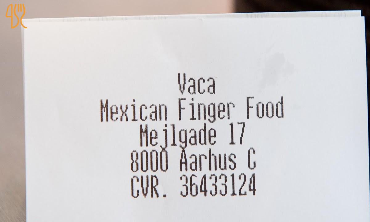 Vaca Mexican Finger Food Menu