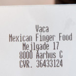 Vaca Mexican Finger Food Menu