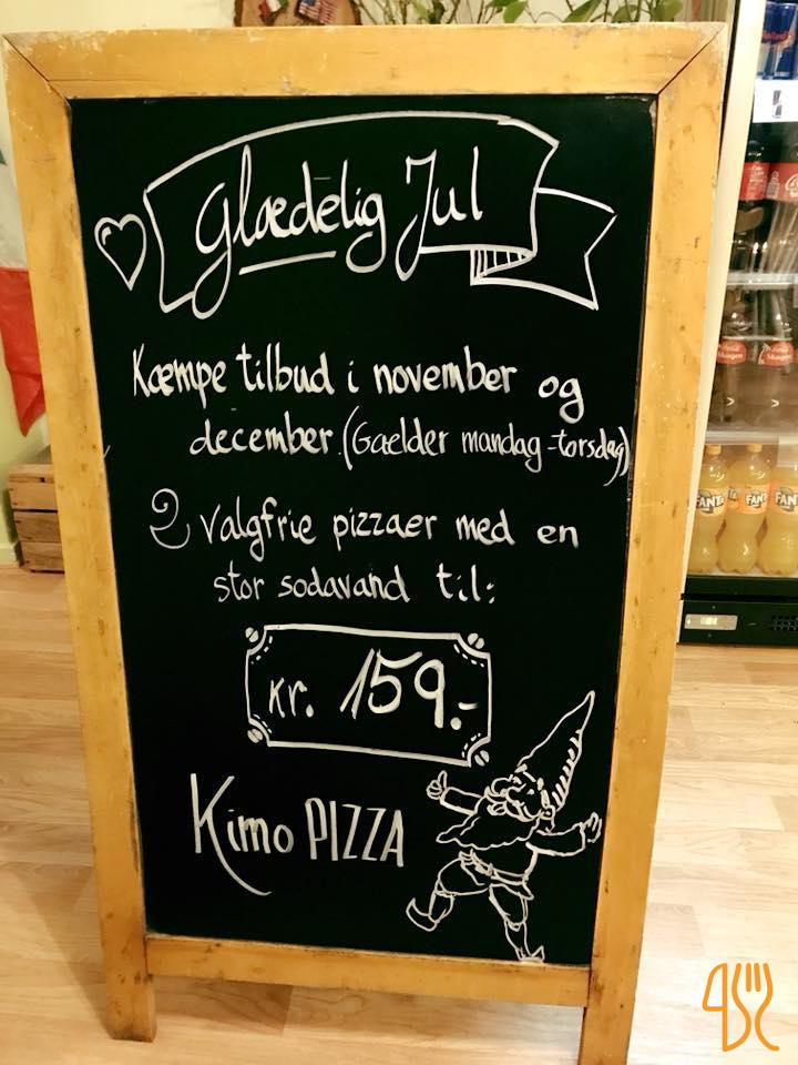 Kimo Pizza Menu