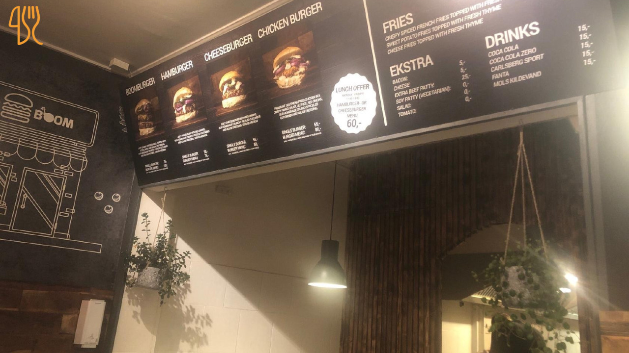 Burger Boom Menu