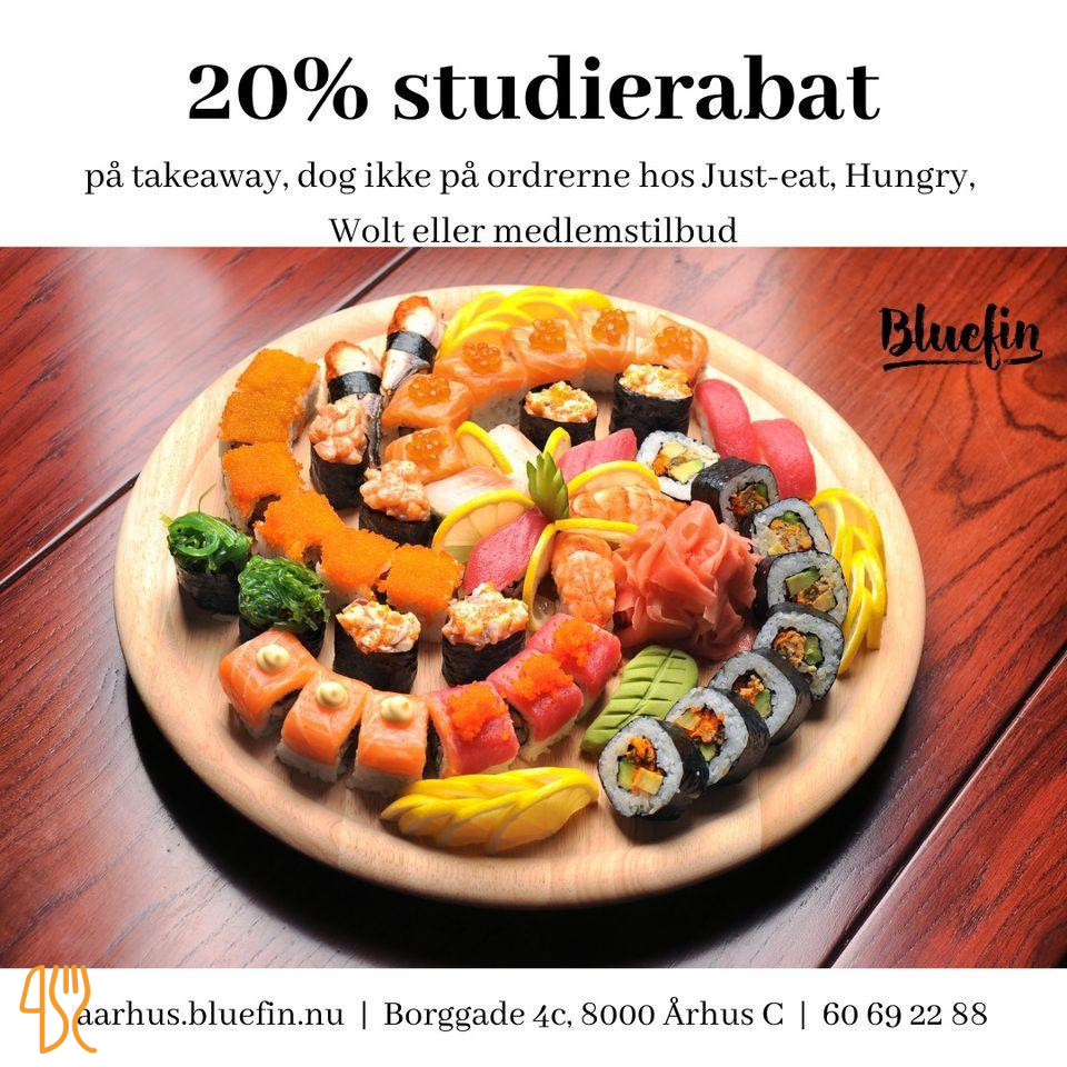 Bluefin Sushi Gin Menu