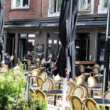 Café Sidewalk Udenfor