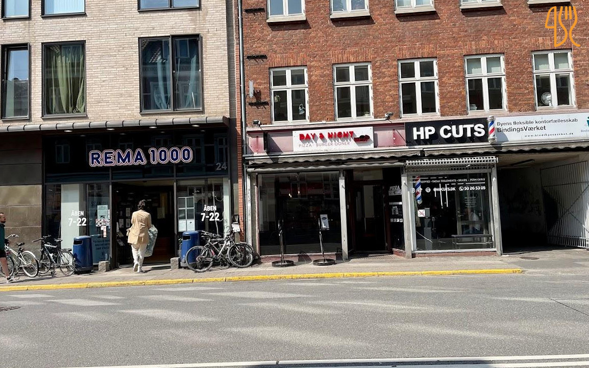 Pizza Day And Night Udenfor