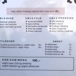 De Fyrretyve Røvere Menu