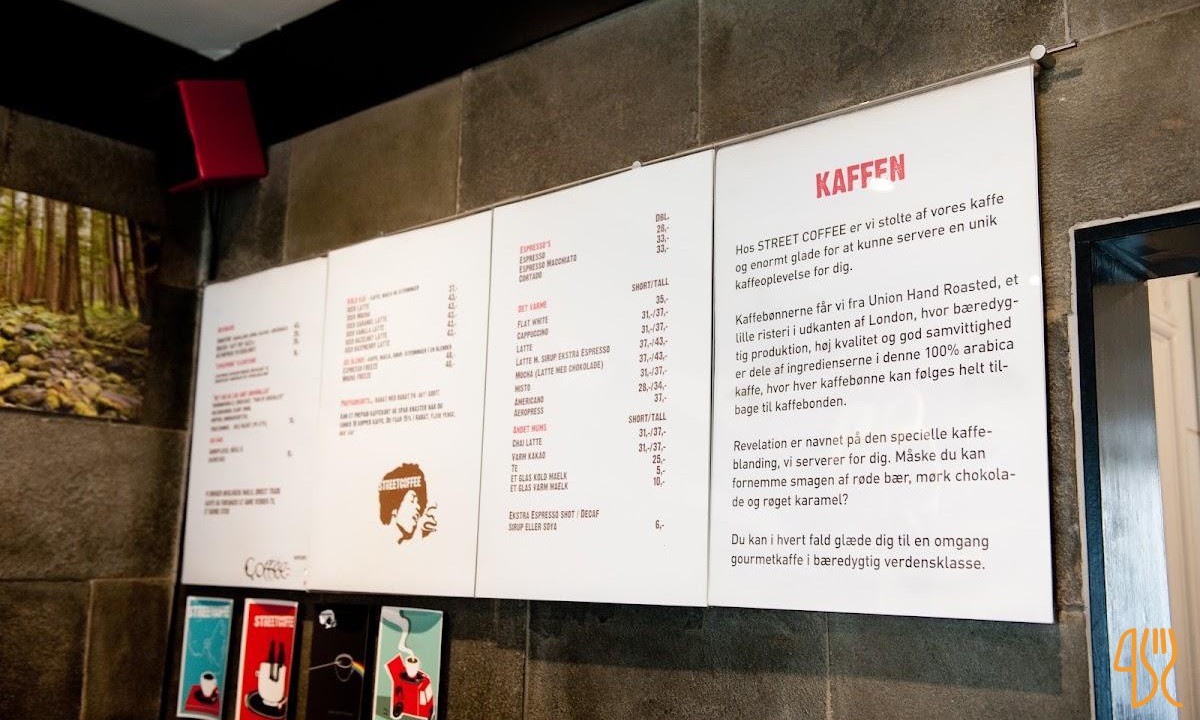 Street Coffee Menu