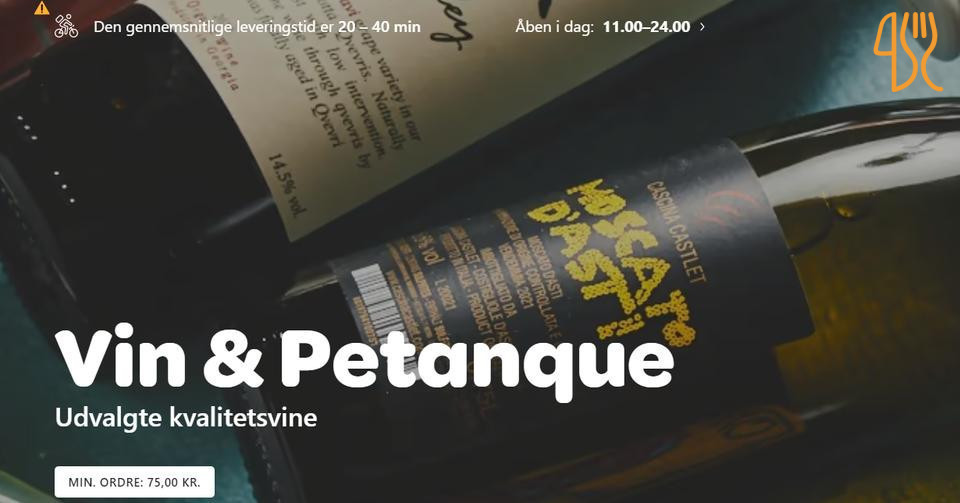 Vin Petanque Menu