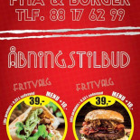 Pita Burger Master Menu