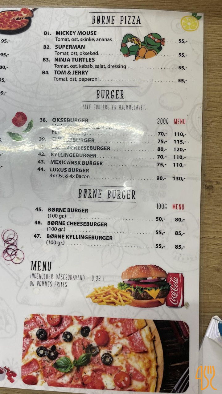 Lemon Pizzaria Menu