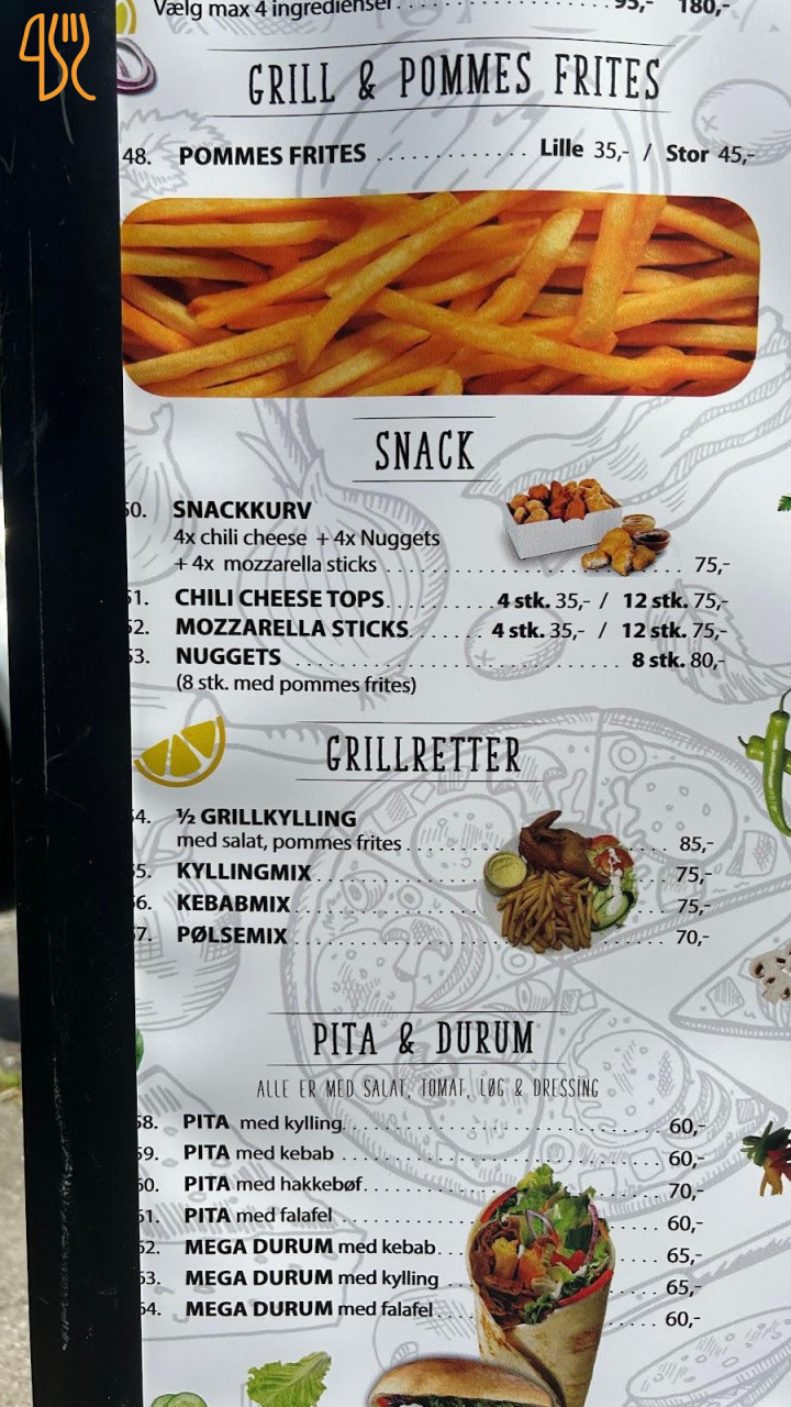 Lemon Pizzaria Menu