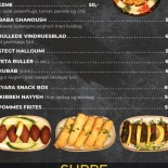 Zyara Menu