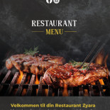 Zyara Menu