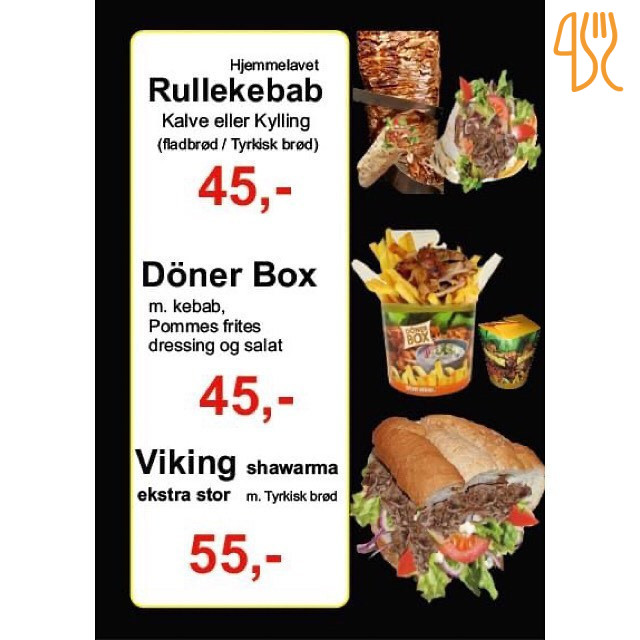 Århus Kebab House Menu