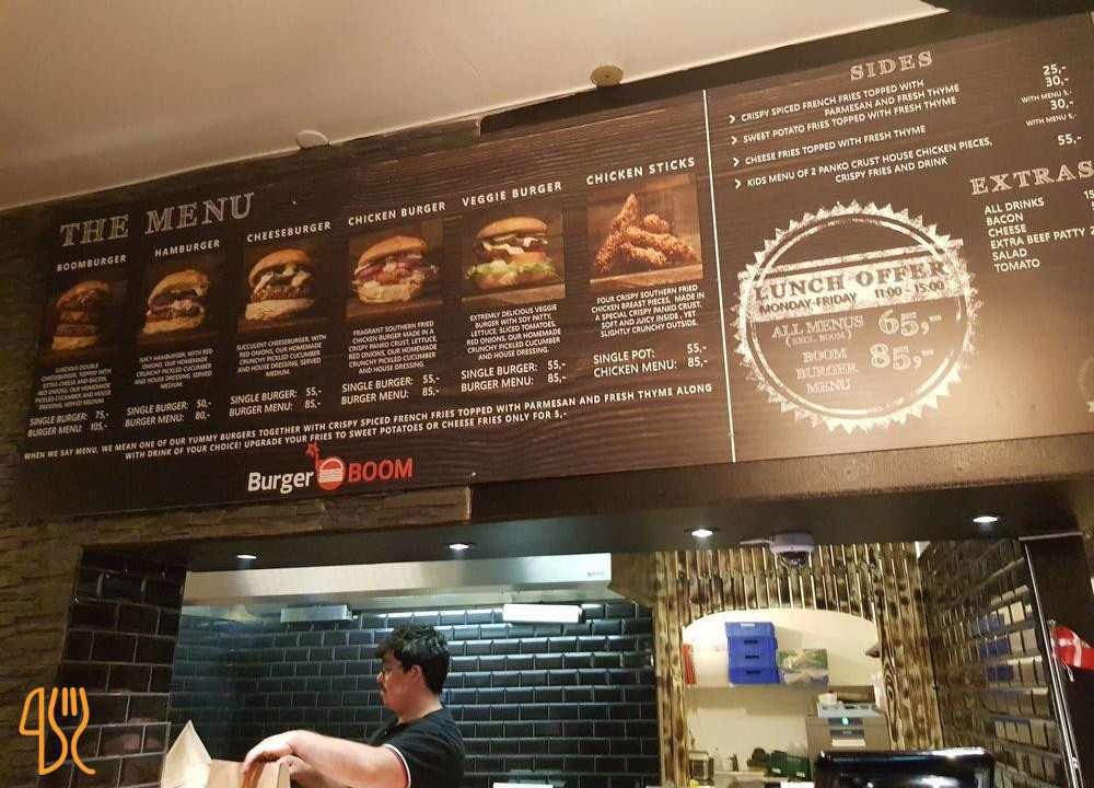 Burger Boom Menu