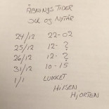 Hjorten Menu