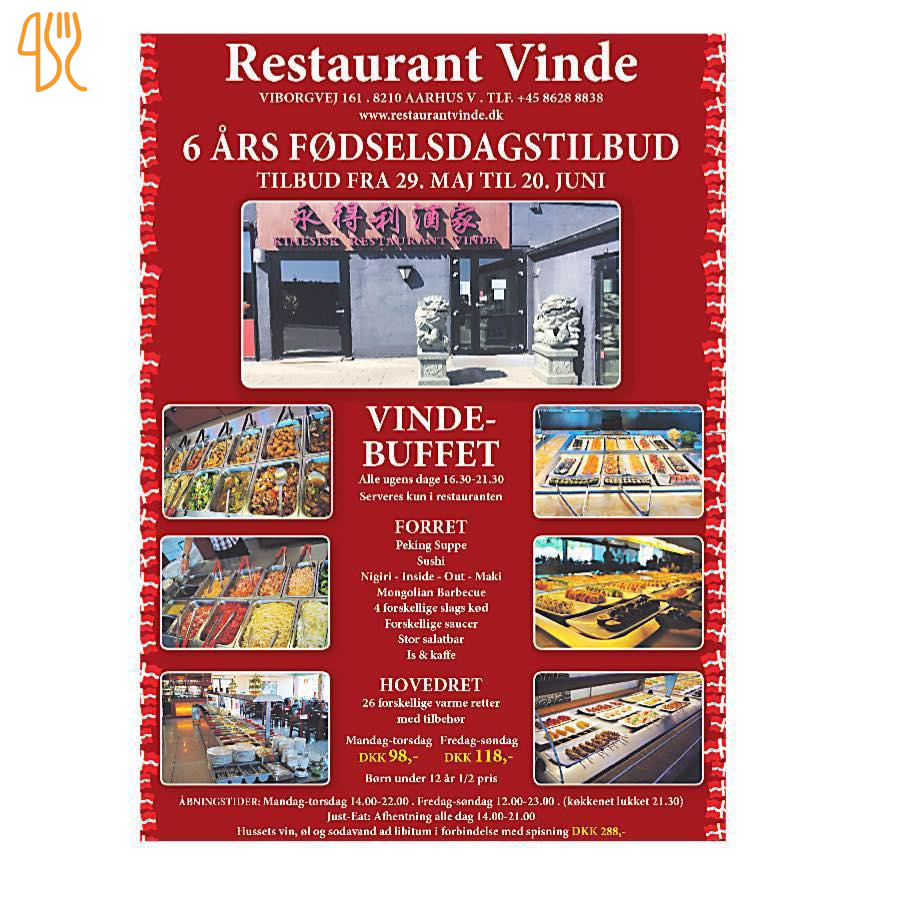 Vinde Menu