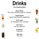 Kasernebaren Menu