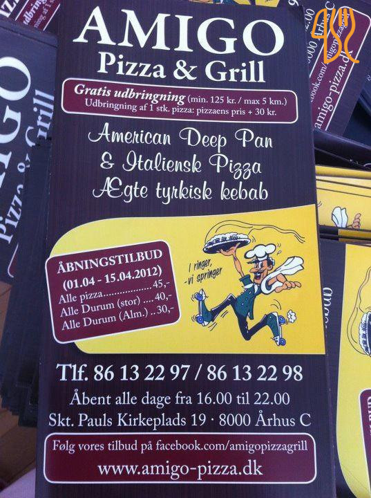 Amigo Pizza Og Grill Menu