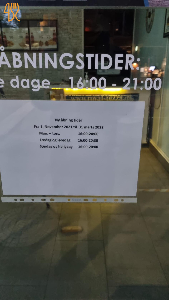 Royal Pizza Menu