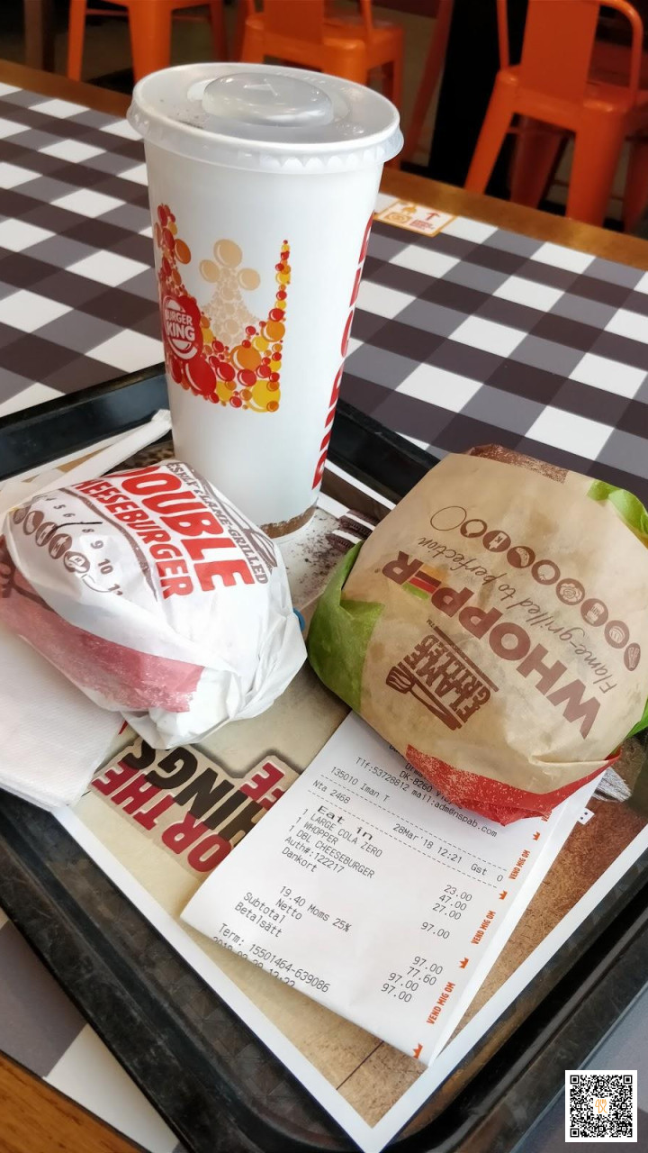 Burger King Menu