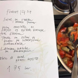 L'estragon Menu