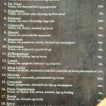 Bellevue Taverna Menu