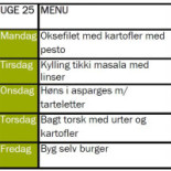 Kantinen Halmstadgade Menu