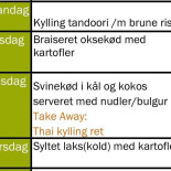 Kantinen Halmstadgade Menu