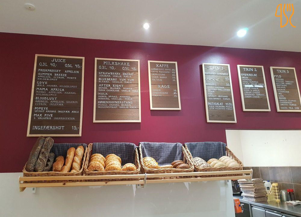 Byens Bagel Menu
