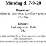 Café Abildgården Menu