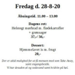 Café Abildgården Menu