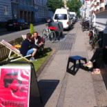 Street Coffee Udenfor