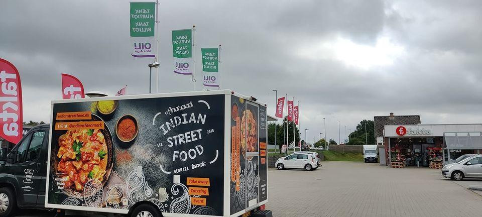 Amaravati Indian Street Food Udenfor