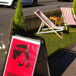 Street Coffee Udenfor
