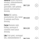 Cebolla Verde Menu