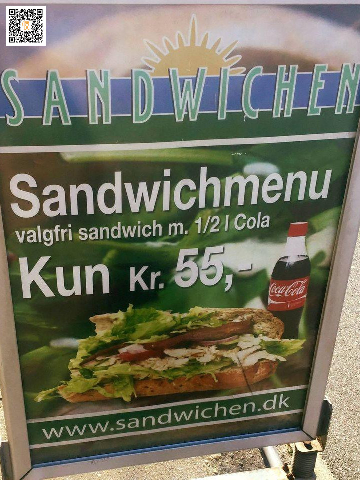 Sandwichen Menu