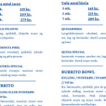 Taquería Local Menu
